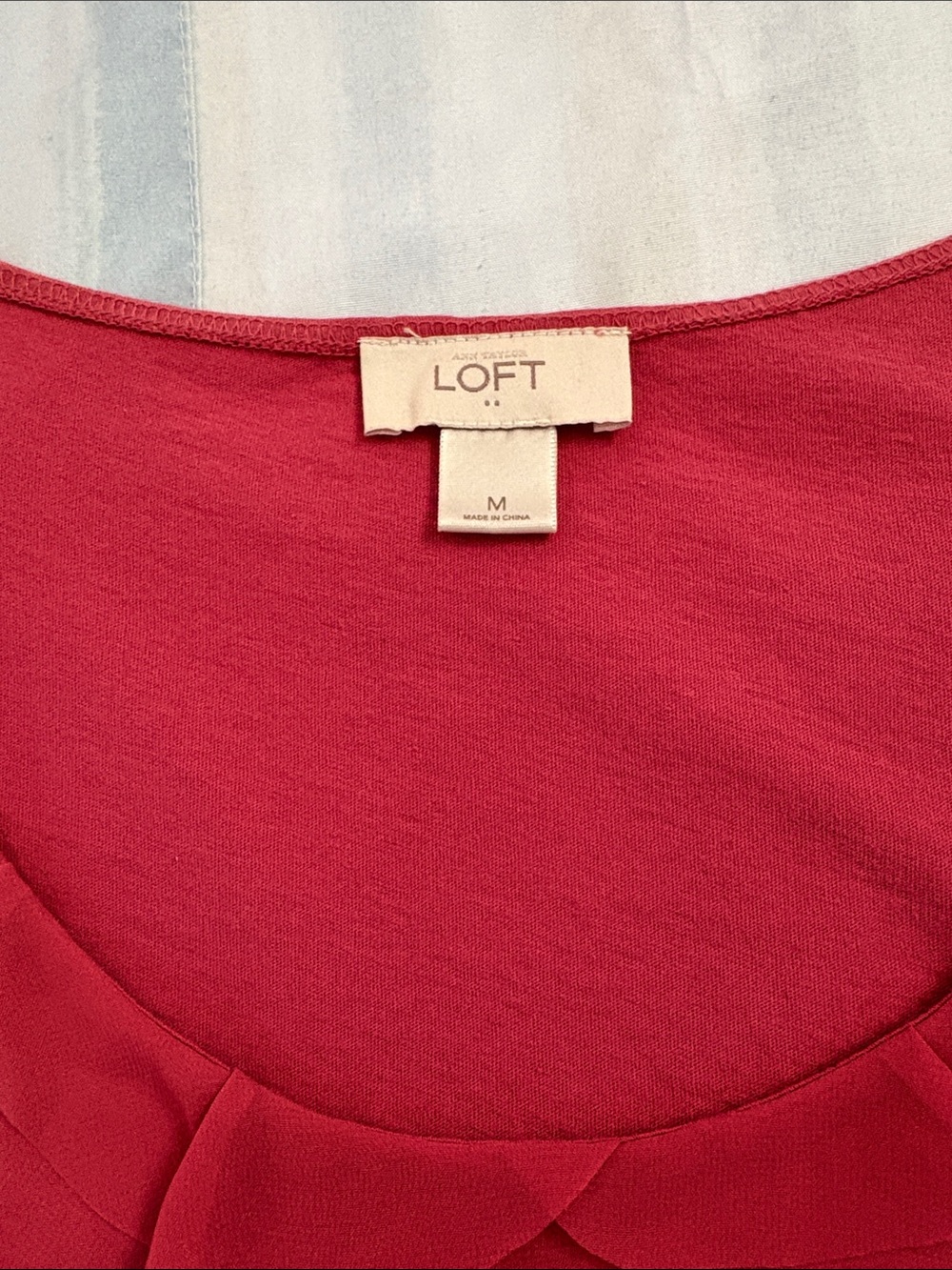 LOFT Sleeveless Ruffle Bib Tank - Picture 3 of 3
